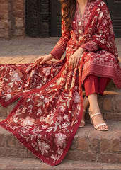 Grace S1559 - Embroidered 3pc Lawn Dress With Embroidered Chiffon Dupatta.