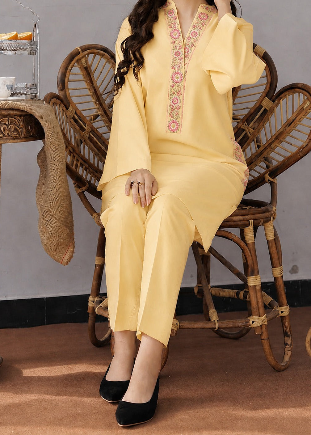 Grace S1570-Embroidered 2pc Lawn Dress.