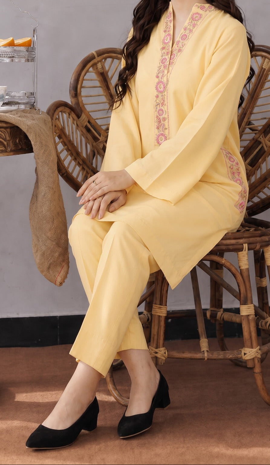 Grace S1570-Embroidered 2pc Lawn Dress.