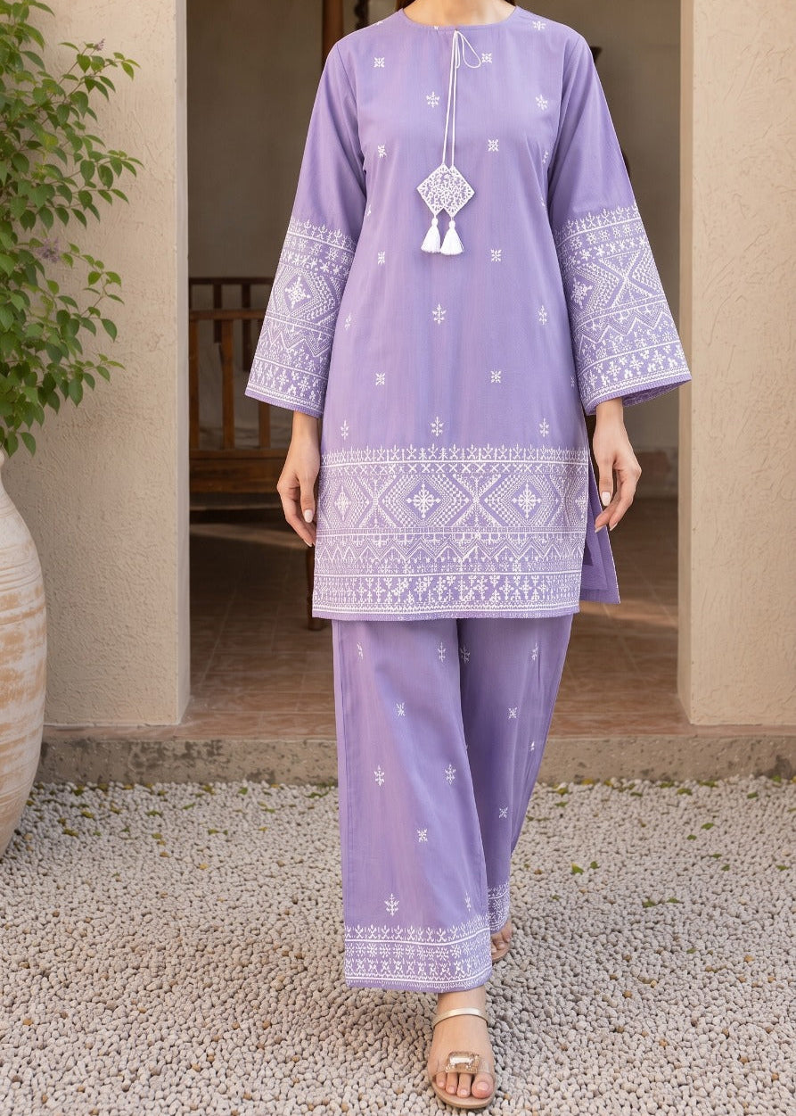 Grace S1585-Embroidered 2pc Lawn Dress.