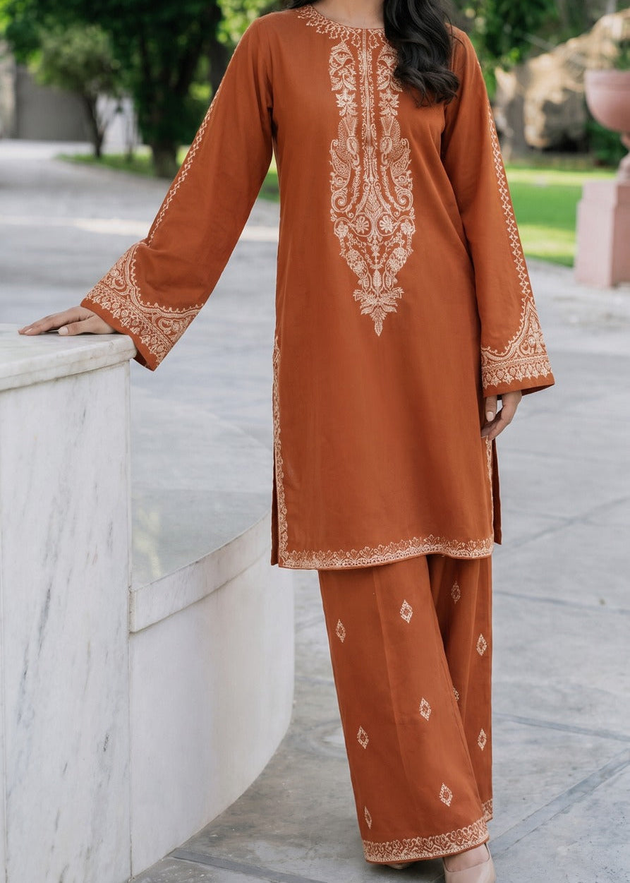 Grace S1582-Embroidered 2pc Lawn Dress.