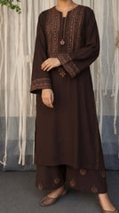 Grace Z-(W1032) - Stitched Embroidered 2pc Marina Dress.