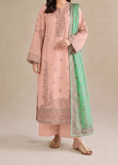 Grace S1590-Embroidered 3pc Lawn Dress With Printed Lawn Dupatta.