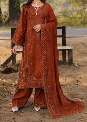 Grace S1593 - Embroidered 3pc Lawn Dress With Embroidered Chiffon Dupatta.