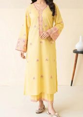 Grace Z-(W1078) - Stitched Embroidered 2pc Marina Dress.