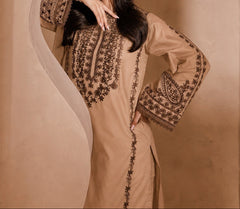 Grace W1026 - Embroidered 2pc Marina Dress.