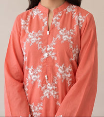 Grace S1609 - Embroidered 3pc Lawn Dress With Embroidered Chiffon Dupatta.