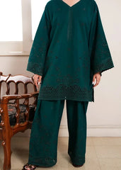 Grace Z-(W1030) - Stitched Embroidered CHIKANKARI 2pc Marina Dress.