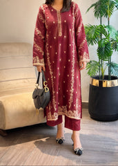 Grace S1613-Embroidered 2pc Lawn Dress.