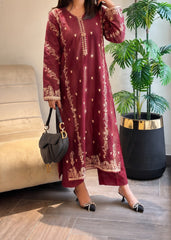 Grace W1084 - Embroidered 2pc Marina Dress.