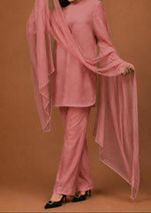 Grace T02- Plain Dyed Chiffon Dupatta.