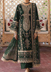 Grace W1046 - Embroidered 3pc Marina Dress With Printed Shawl.