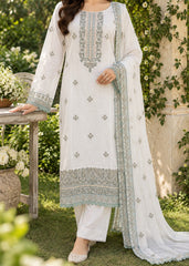 Grace S1569 - Embroidered 3pc Lawn Dress With Embroidered Chiffon Dupatta.
