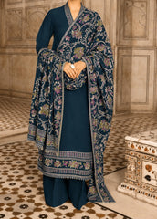 Grace W1056 - Embroidered 3pc Marina Dress With Embroidered Marina Shawl.