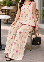 Grace W1069 - Digital Printed 2pc Silk Dress.
