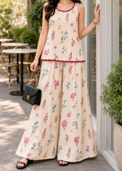 Grace W1069 - Digital Printed 2pc Silk Dress.