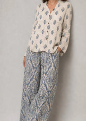 Grace Z-(W1070) - Stitched Digital Printed 2pc Silk Dress.
