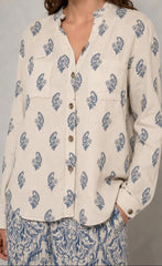 Grace Z-(W1070) - Stitched Digital Printed 2pc Silk Dress.
