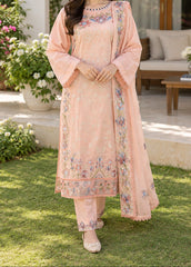 Grace S1629 - Embroidered 3pc Lawn Dress With Embroidered  Chiffon Dupatta.
