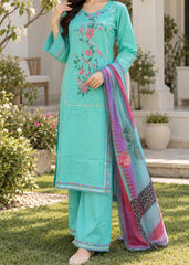 Grace S1631 - Embroidered 3pc Lawn Dress With Printed Polly Lawn Dupatta