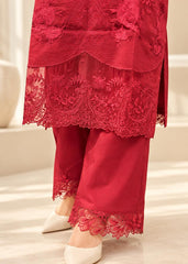 Grace S1539-Embroidered 3pc Lawn Dress With Embroidered Organza Dupatta.
