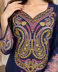 Grace S1636-Embroidered 2pc Lawn Dress.