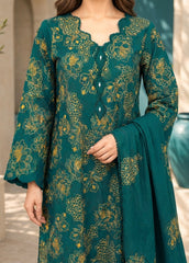 Grace W1103 - Embroidered 3pc Marina Dress With Embroidered Marina Shawl.