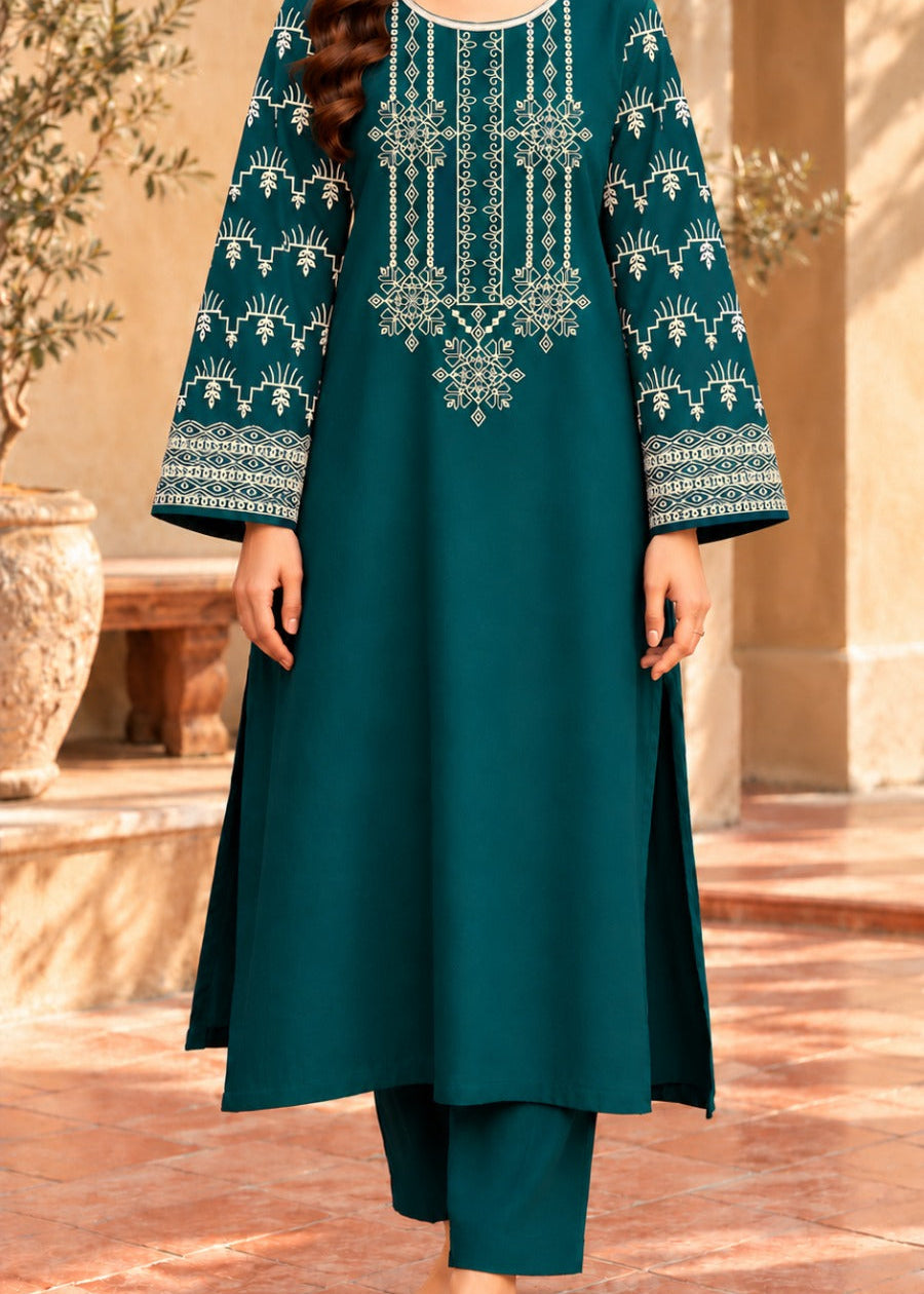 Grace W1119 - Embroidered 2pc Marina Dress.