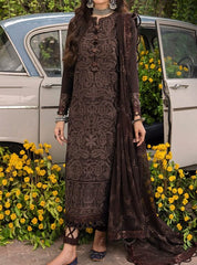 Grace S751-Embroidered 3pc lawn dress with Embroidered organza dupatta.