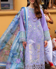 Grace S1200-Embroidered 3pc Lawn Dress With Printed Munar Dupatta.