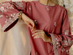 Grace W549- Embroidered 2Pc marina Dress.