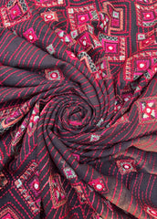 Sarinnah Premium D74-Luxury Formal Heavy Embroidered Karandi Shawl.