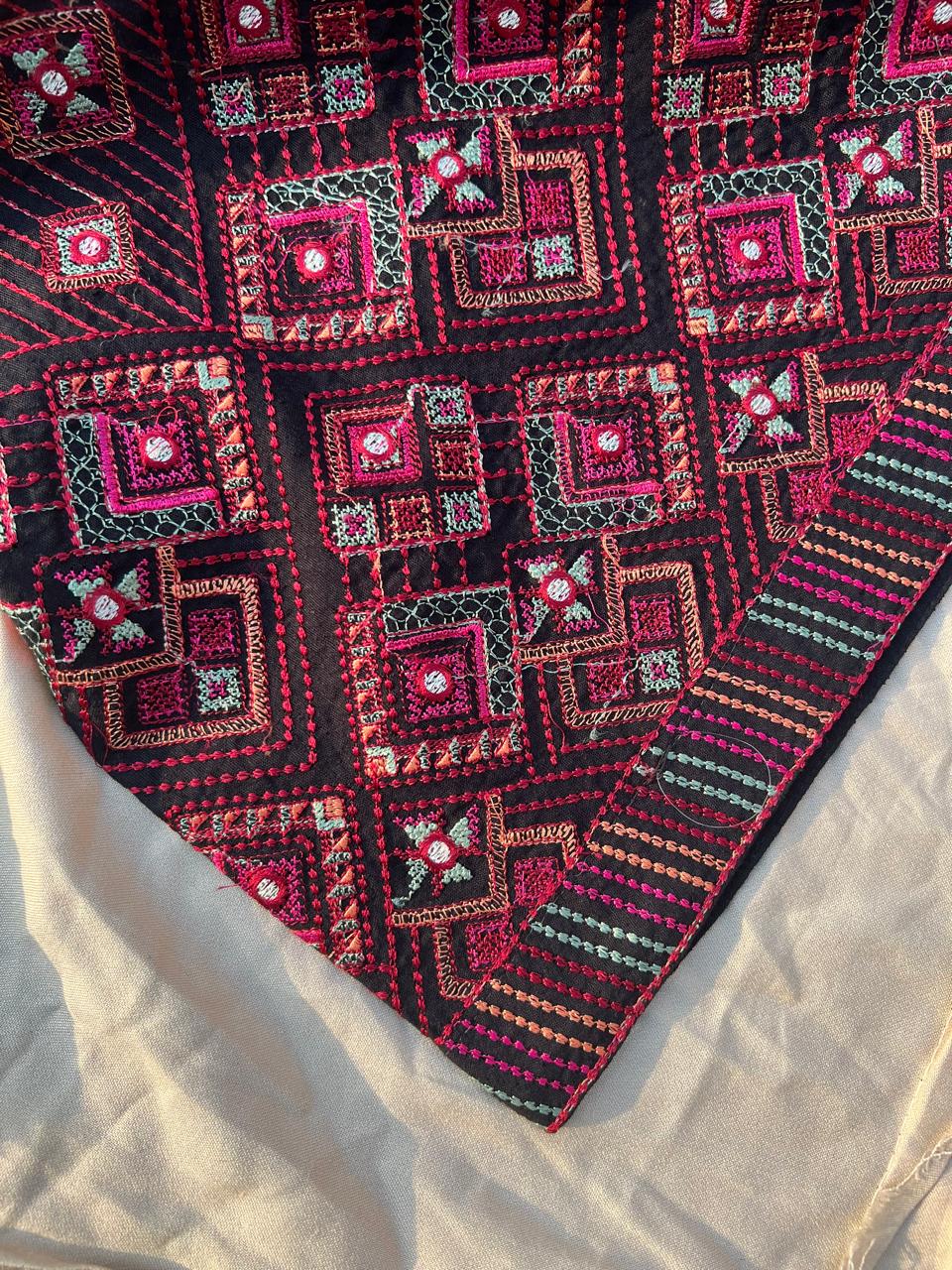 Sarinnah Premium D74-Luxury Formal Heavy Embroidered Karandi Shawl.