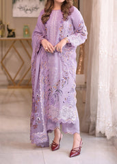 Grace S1482 - Embroidered 3pc CHIKANKARI Lawn Dress With Embroidered Cotton Net Dupatta.