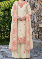 Grace Z-(S1495) - Stitched Embroidered 3pc Lawn Dress With Printed Lawn Dupatta.