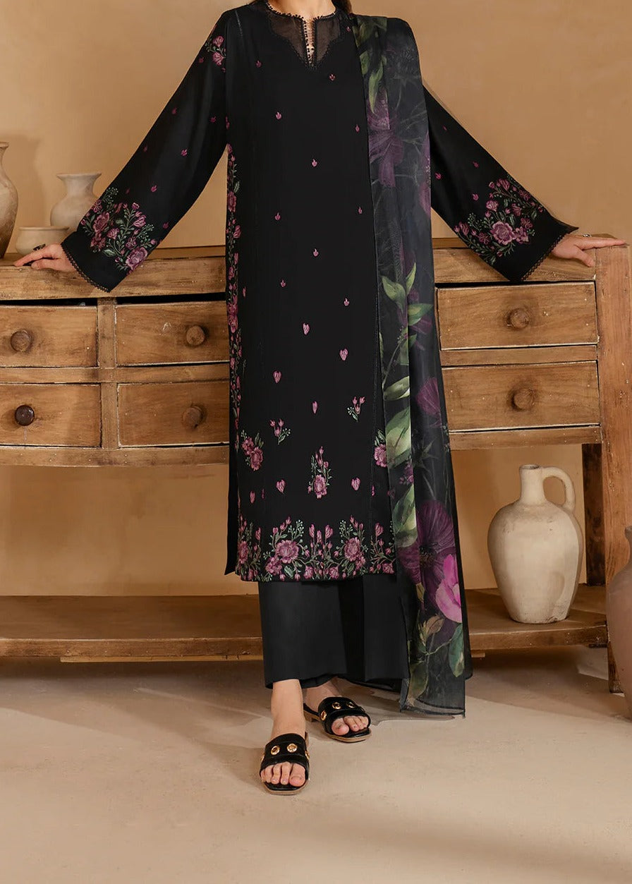 Grace S1456-Embroidered 3pc Lawn Dress With Printed Lawn Dupatta.