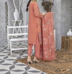 Grace W663-Embroidered Sequence 3pc Marina Dress With Embroidered Marina Shawl.