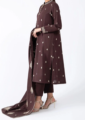 Grace W905-Embroidered 3pc Marina Dress With Embroidered Marina Shawl.