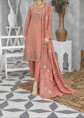 Grace W663-Embroidered Sequence 3pc Marina Dress With Embroidered Marina Shawl.