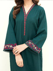 Grace Z-(W161)- Stitched Embroidered 2Pc Marina Dress.