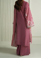 Grace W800-Embroidered 3pc Marina Dress With Embroidered Chiffon Dupatta.