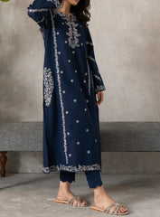 Grace W690-Embroidered 2pc Linen Dress