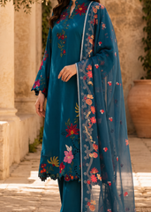 Grace S1499 - Embroidered 3pc CHIKANKARI Lawn Dress With Printed Lawn Dupatta.
