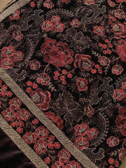 Sarinnah Premium 04- Embroided Fine quality Velvet shawl.