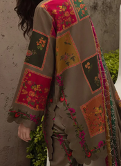 Grace W989 - Digital Printed 3pc Silk Dress With Digital Printed Silk Dupatta.