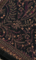 Sarinnah Premium D47-Luxury Formal Heavy Embroidered Karandi Shawl.