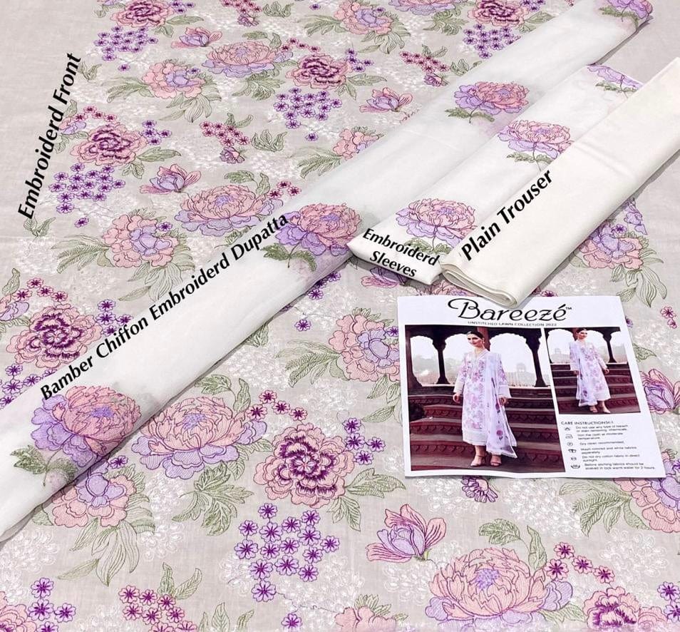 Grace S192-Embroided 2pc linen dress