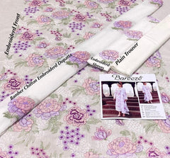 Grace S192-Embroided 2pc linen dress