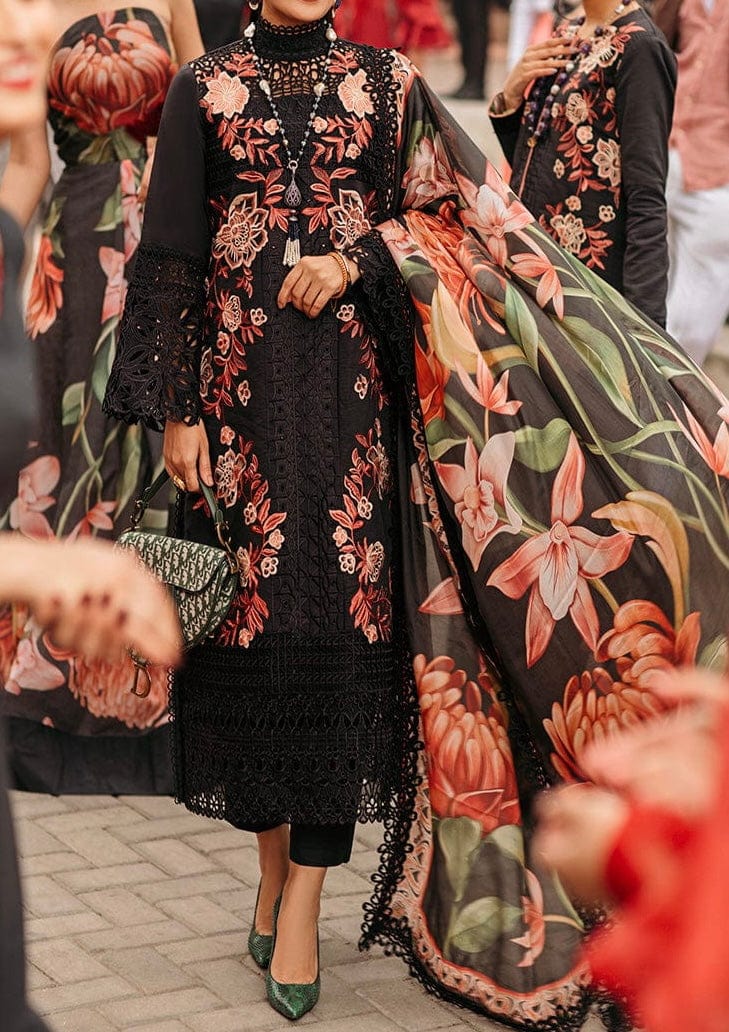 Grace S825- Heavy Shifli Embroidered 2pc lawn dress