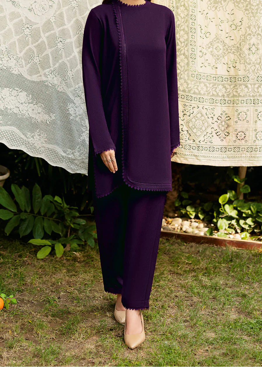 C-S 017- STITCHED 2PC DHANAK CO-ORD SET.